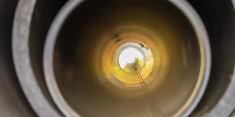 plumbing cameras - Plumbing Cameras Offer a View from the Inside - inside view of empty water pipes
