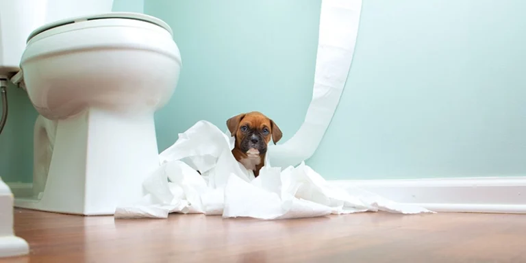 toilet height - Installation and Maintenance - puppy playing with toilet paper