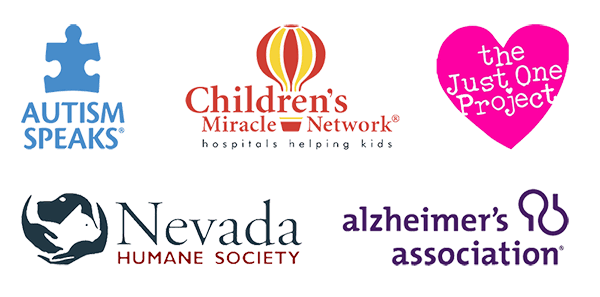 Hawthorne PHC Las Vegas - Image of Logos of non profit causes Hawthorne PHC gives back to