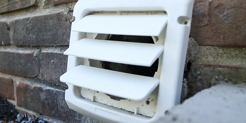dryer vent - dryer vents, install a dryer vent - white plastic exterior dryer vent