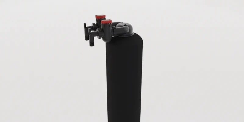 water filtration - SoftPro Water Systems Whole House Upflow Catalytic Carbon Filter - softpro water filtration tank black
